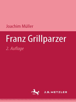 cover image of Frans Grillparzer